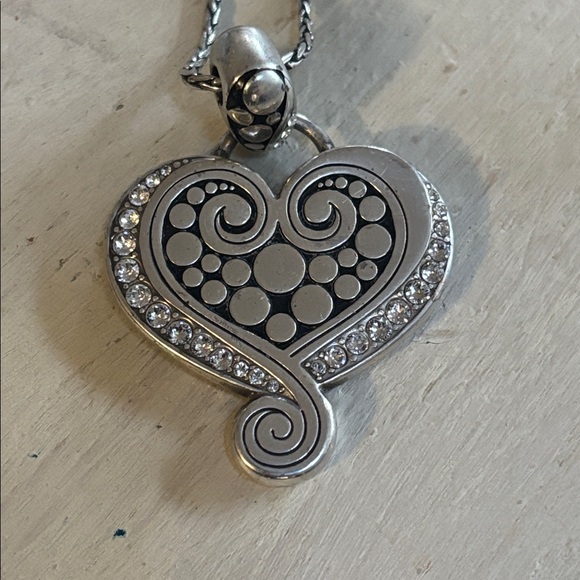 Brighton Reversible Silver Heart Pendant Necklace - Picture 6 of 6